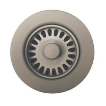 BLANCO 441322 Kitchen Sink Decorative Drain Basket Strainer, 3.5", Truffle