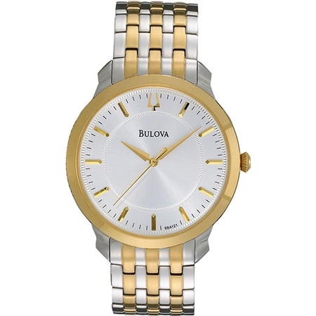 Silver Dial Two-tone Stainless Steel Mens Watch 98A121