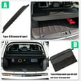 thumbnail image 4 of Fit Jeep Compass Patriot 2007-2016 Retractable Cargo Cover for 2007 2008 2009 2010 2011 2012 2013 2014 2015 2016 Jeep Patriot Compass SUV Accessory Black Rear Trunk Security Shade Cover, 4 of 8