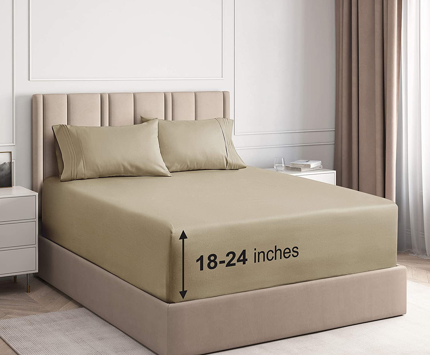 fitted sheets for 10 inch deep queen mattress