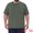 Olive Green, variant on DARING DIVA Men's 100% Cotton Short Sleeves T-Shirt XL Black