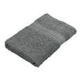 thumbnail image 3 of (4 pack) Mainstays Basic Washcloth, Soft 100% Cotton and Highly Absorbent Washcloth, Grey, 3 of 6