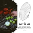 thumbnail image 3 of KAKOWELY Stainless Steel Cooking Rack With Legs Round Canning Barbecue Baking Steaming Bbq Wire Rack For Air Fryer Oven,10.43X"X10.43"X0.79", 3 of 5