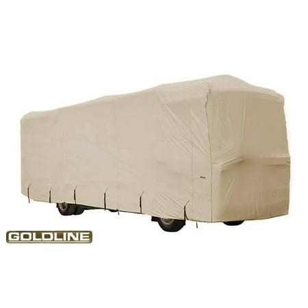 Goldline Class A RV Covers by Eevelle | Fits 34 - 36 Feet | Tan
