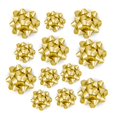 thumbnail image 1 of Surtido de lazos de regalo WRAPAHOLIC Matte Gold (12 lazos), 1 of 6