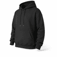 thumbnail image 5 of Trgacdwlo Workout Hoodies for Men Solid Color Long Sleeve Mens Hooded Sweatshirts Athletic Fall Winter Pullover for Men with Pocket Black 5XL, 5 of 6