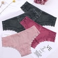 thumbnail image 5 of Attraco Plus Size Women Underwear Nylon Soft Packs of 4 S-4X, 5 of 11