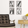 thumbnail image 2 of Joveco 4" x 6" Handcrafted Solid Wooden Photo Frame Set of 4,  Distressed Farmhouse Picture Frame Wall Decor for Wall Mounted and Tabletop, Light Brown, 2 of 7