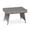 Gray, variant on Folding PE Rattan Side Coffee Table, Portable Outdoor Wicker Patio Table with Metal Frame, No Assembly, Weather-Resistant Foldable Accent Table for Garden, Poolside, Balcony and Sofa Side Gray