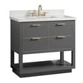 thumbnail image 4 of Avanity ALLIE-VS37-TGS-C Allie 37" Free Standing Single Basin Vanity Set - Grey, 4 of 6