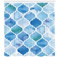 thumbnail image 3 of Ambesonne Watercolor Shower Curtain, Abstract Moroccan, 69"Wx84"L,, 3 of 3