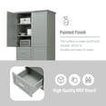 thumbnail image 4 of ChromaCore Tall Wide Storage Cabinet with 3 Doors & 3 Drawers and Adjustable Shelves for Home,Office,Assembly Required, 4 of 7