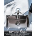 thumbnail image 3 of APPASO Modern Kitchen Kitchen Faucet Faucet with with Pull Out Sprayer Single-Handle Stainless Steel Bar RV Sink Deck Plate Brushed Nickel 360, 3 of 8