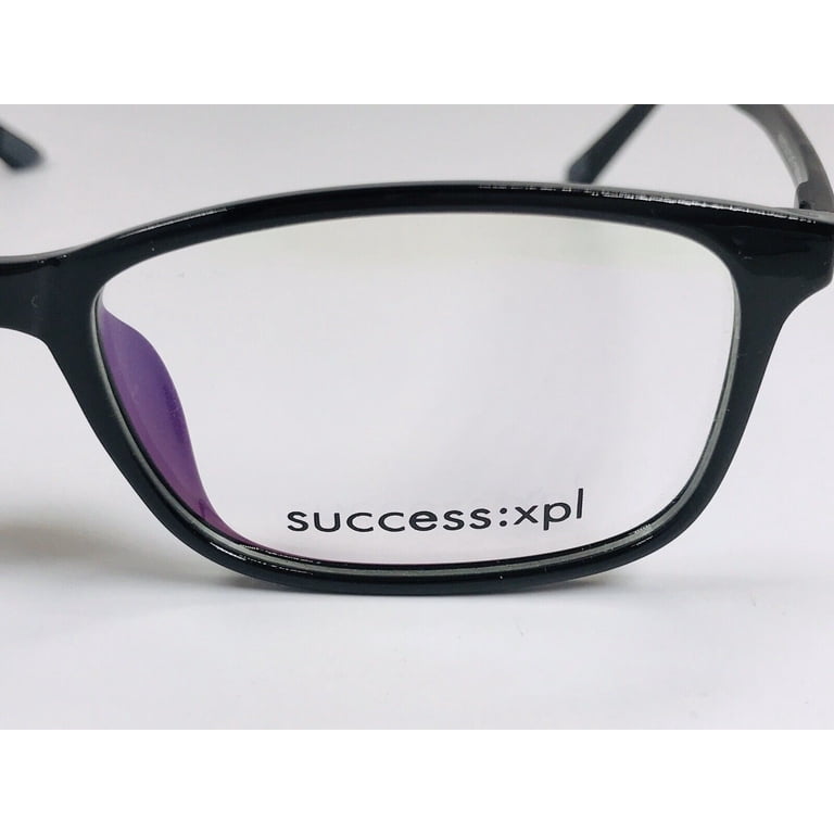 New Designer Inspired SUCCESS XPL Black PEYTON Eyeglasses 52mm with Case New Designer Inspired SUCCESS XPL Black PEYTON Eyeglasses  main image 2