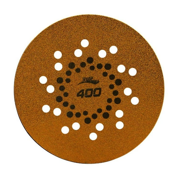 DMAXX 5 Inch Surface Removal Steel Disc for Random Orbital Sander with Diamond Carbide Abrasives - Hook and Loop Reverse Attachment, 400 Grit