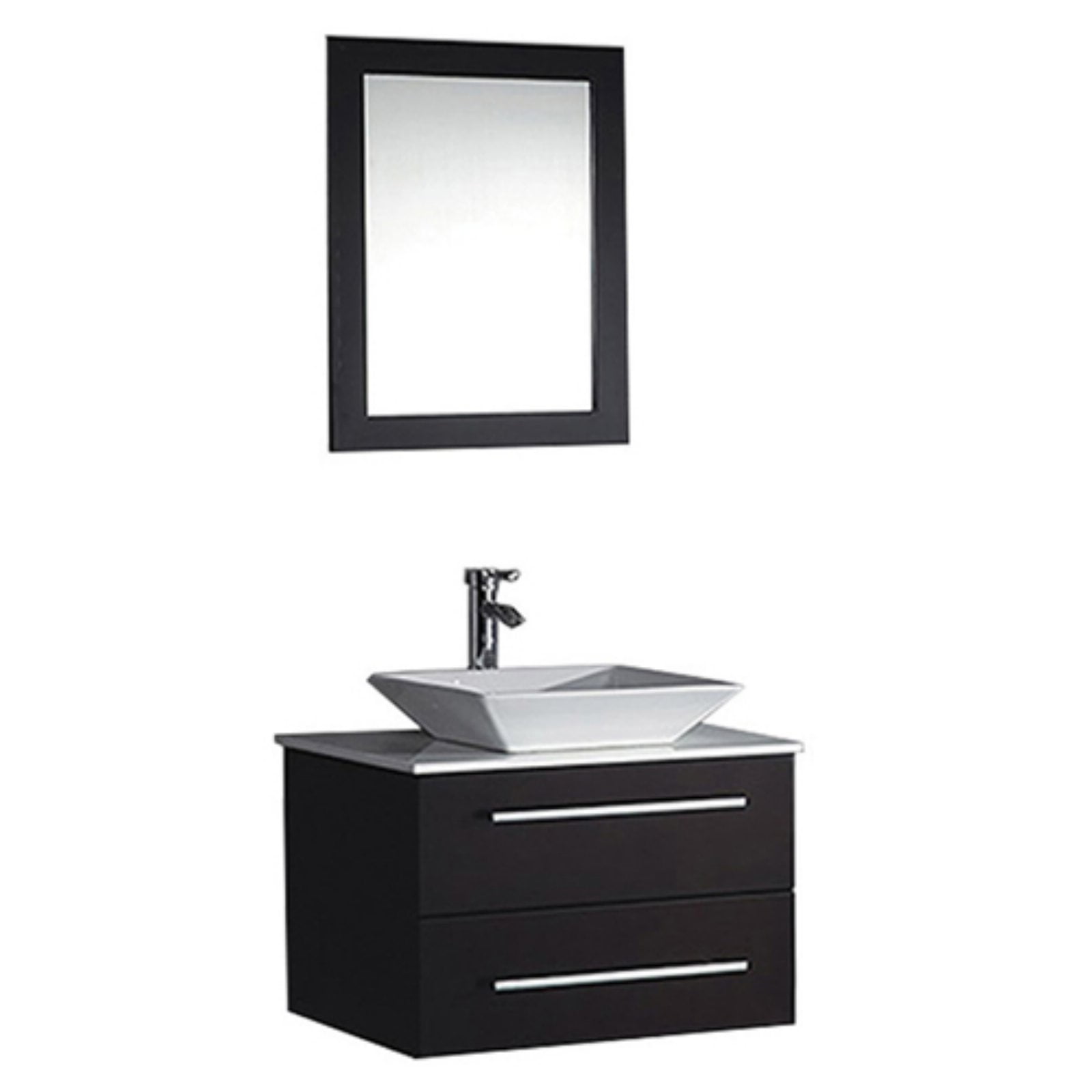 MTD Vanities Malta 36 in. Single Sink Wall Mounted Bathroom Vanity Set