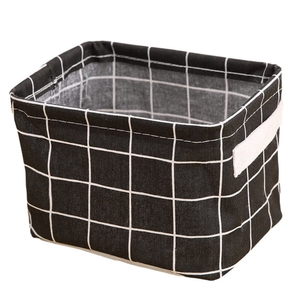 Bearachild Nueva cesta de almacenamiento de escritorio DIY, caja de almacenamiento de ropa interior para artículos diversos, organizador de Almacenamiento y organización del hogar No.03