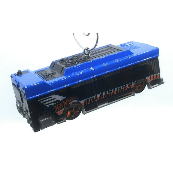 Christmas Ornament for Metropolitan Transit Bus Black Blue Orange
