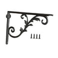 thumbnail image 1 of jifeng Decorative Shelf Bracket Cast Iron Bracket Heavy Duty Strong Iron L Shape Corner Style C, 1 of 6