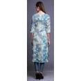 thumbnail image 3 of Bimba Kurtis Droit pour Femmes Robe Longue Kurti Imprimée Manches 3/4 Haut Indien, 3 of 6