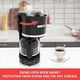 thumbnail image 4 of KITCHENTREND Cafetera programable de 12 tazas con filtro permanente, cafetera con depósito de agua extraíble, cafetera por goteo, preparación retardada, temporizador y mantenimiento caliente, cesta de, 4 of 5