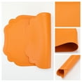 thumbnail image 5 of Unique Bargains Set of 6 Solid Placemats Leather Placemats for Kitchen Dining Orange, 5 of 6