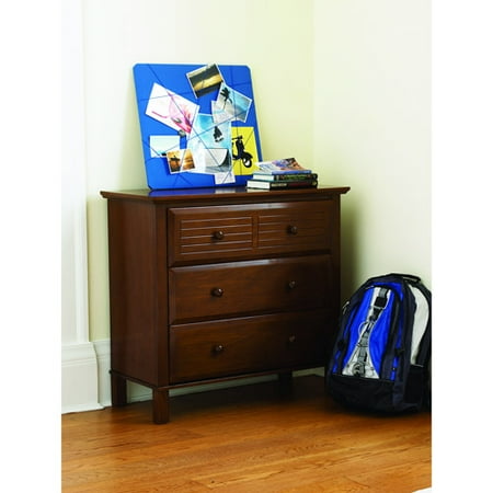 your zone zzz place to be 3-drawer dresser, walnut
