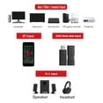 thumbnail image 4 of AUX Bluetooth-compatible Receiver Fast Speed Mobile Digital to Analog Adapter Phone Television Speaker Digital to Analog Adapter Portable Home Supplies, 4 of 7