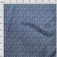 thumbnail image 3 of oneOone Georgette Viscose Fabric Leaves & Floral Block Print Sewing Fabric BTY 42 Inch Wide, 3 of 4