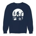 thumbnail image 5 of Alien Bigfoot Loch Ness Monster Moon Sweatshirt Funny Space UFO Hunter Sasquatch Yeti Dinosaur Nerd Believe Crewneck, 5 of 7