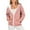 Pink, variant on Hoodies for Womens Pullover Zip Up Plus Size Fashion Printed Blouse Long Sleeve Tops Sweatshirt Pockets Hoodied Gfit for Women
