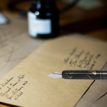 LEORX 1 Set Hand Lettering Pens Calligraphy Style for Pen Users in Gold Synthetic Material