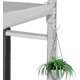 thumbnail image 4 of 18 paquetes de ganchos de vinilo para cercas, 2 x 6 pulgadas, para patio, de acero con recubrimiento en polvo blanco, para colgar plantas y jardineras en interiores y exteriores, comederos para, 4 of 8