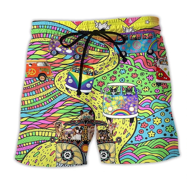 Bañador con estampado 3D para hombre y mujer, pantalones cortos de playa hawaianos, informales, de gran tamaño, para verano, 2023 Fivean unisex