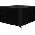 thumbnail image 1 of Outdoor Patio Furniture Covers Waterproof Rectangular Patio Table Cover, Oxford Polyester Material Windproof, Anti-UV,Durable Waterproof Dustproof Outdoor Cover for Garden 100*100*85cm, 1 of 5