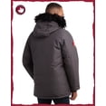 thumbnail image 6 of CANADA WEATHER GEAR Men's Parka Jacket - Heavyweight Ripstop Therma Foil Puffer Coat (M-5X), 6 of 7