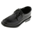 thumbnail image 4 of Zapatos de vestir masculinos Zulema PU cuero Cabeza cuadrada Zapatos de figura de acción masculina, 4 of 8