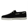 thumbnail image 3 of Sail Men'S Canvas Boat Shoes, Black, 10.5, 3 of 5