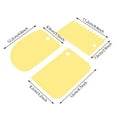 thumbnail image 4 of 3Pcs Dough Pastry Scraper Silicone Bowl Scraper Plastic Dough Scraper Cake Pizza Cutter Kit Pastry Bread Separator For Bread Dough Cake Fondant Icing, 4 of 7