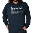 thumbnail image 4 of Funcle Fun Uncle Definition Cool Men's Big & Tall Graphic Hoodie Brisco Brands 4X, 4 of 5