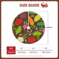 thumbnail image 4 of Kll Cartoon Vegetables Christmas Tree Skirt 48",Party Decorations Farmhouse For Christmas Decorations Holiday Party, 4 of 8