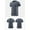 Gray, variant on Men's Running Shirts, Workout T-Shirts with Ice Cool Technology, Breathable Fabric for Activewear and Casual Wear