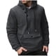 thumbnail image 2 of pstuiky camisa de manga larga para hombre, Sudadera con capucha y bolsillo de manga larga para hombre, informal, con botones y colores sólidos camisetas de hombre xxl, 2 of 9