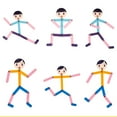 thumbnail image 4 of ROLKFUK Puzzle Early Education Creatives Sports Wooden Man with 24 Double - sided Cards for 3+ Year Olds, 4 of 9