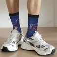 thumbnail image 4 of Uemuo Starry Sky Wall Flying Tiger Pattern Women's Crew Socks, Soft Durable Breathable Moisture-Wicking with Odor Control Cotton socks, 4 of 9