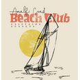 thumbnail image 2 of Amalfi Coast Beach Club Adult Natural Crew Neck Short Sleeve Tee-Medium, 2 of 4