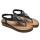 thumbnail image 1 of Zapatos de mujer Zapatillas de tacón bajo Sandalias cómodas casuales Playa Flores de diamantes Chanclas bohemias Wmkox8yii nm3185, 1 of 9