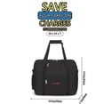 thumbnail image 6 of 16" Personal Item Underseat Duffel Bag W Pillow for Allegiant Airlines - (Black), 6 of 6