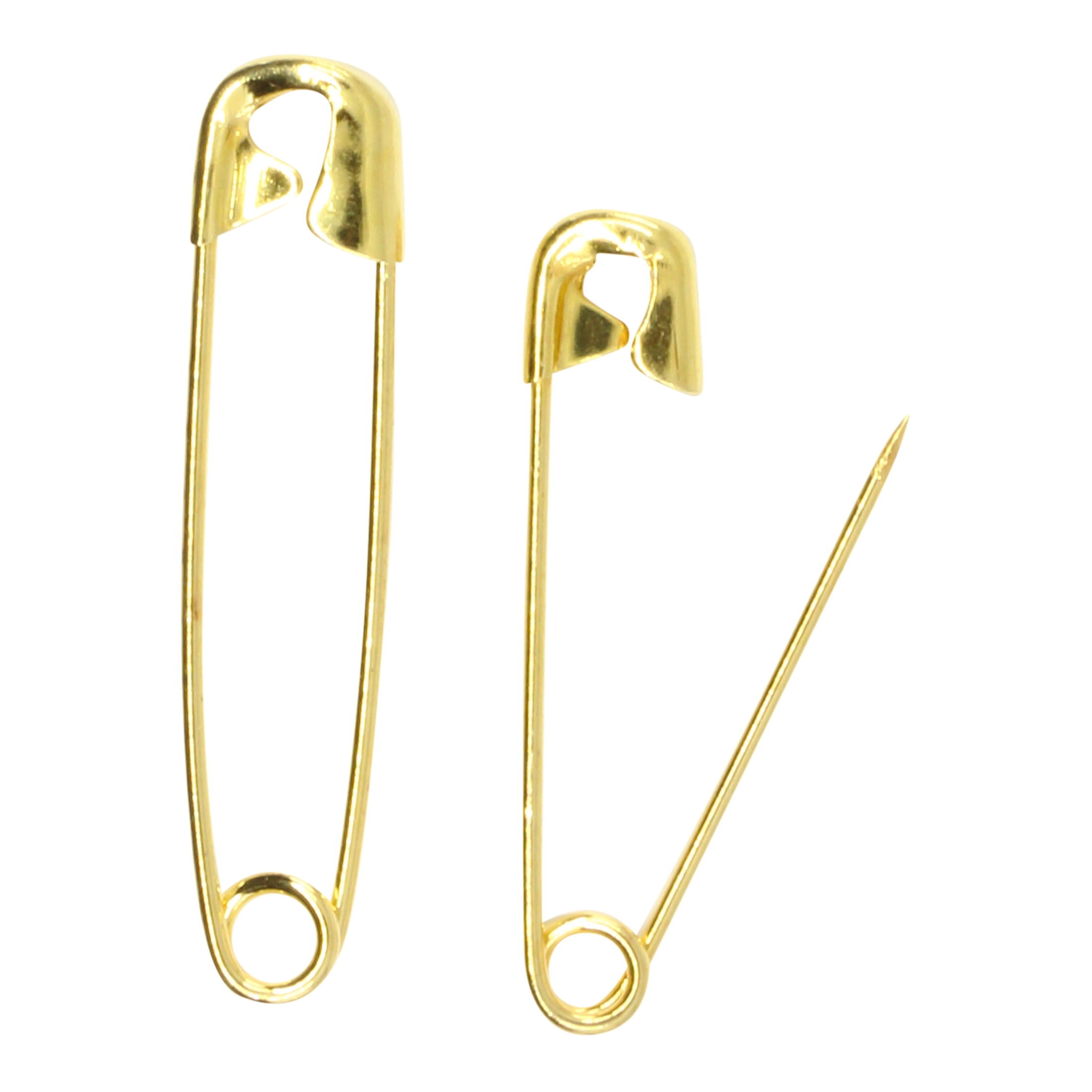 Brass Coiless Safety Pins - Small - TUTTO (Isager)