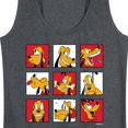 thumbnail image 3 of Mickey & Friends - Pluto Grid - Women's Racerback Tank Top, 3 of 5